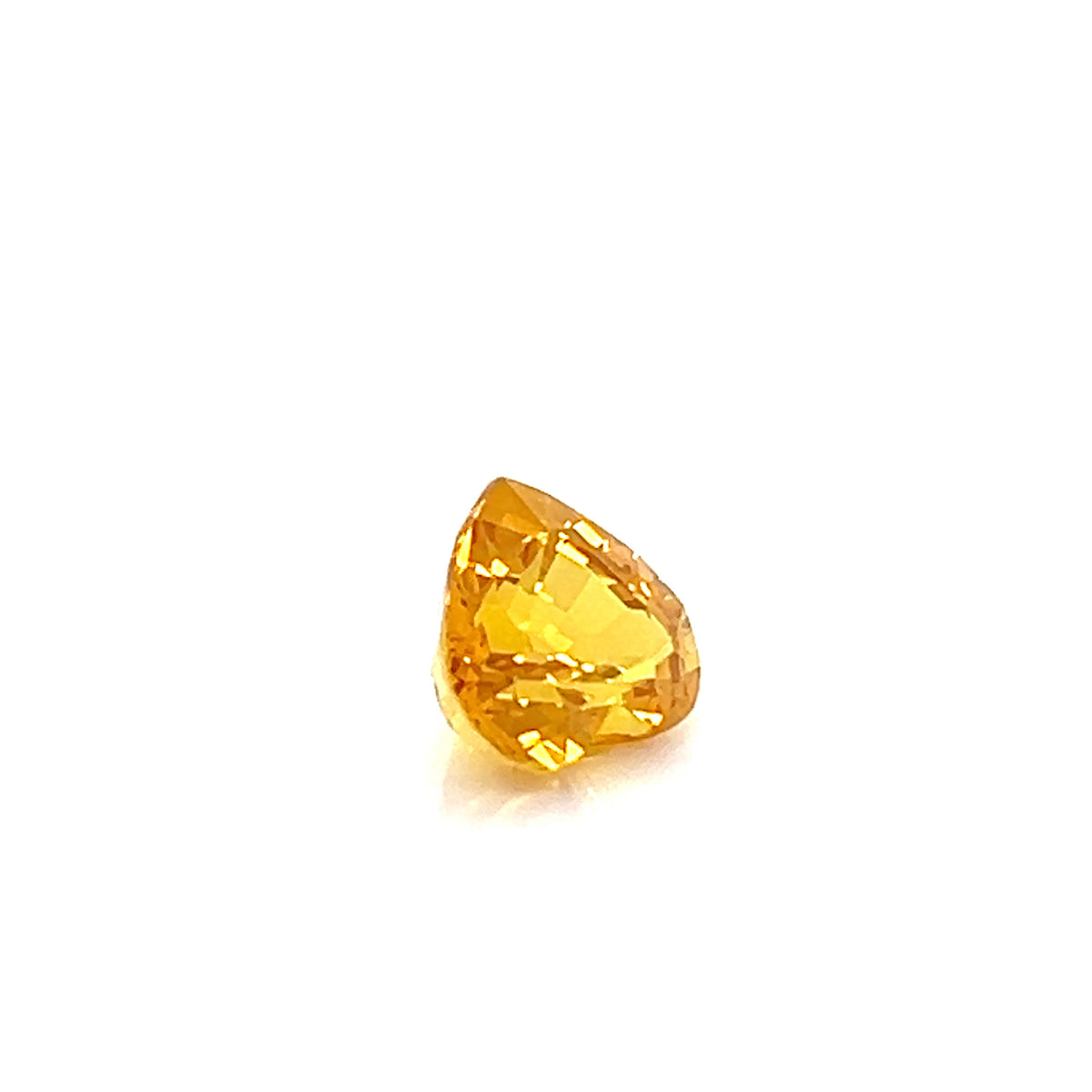 YELLOW SAPPHIRE HEART