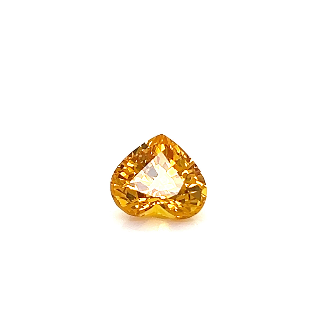 YELLOW SAPPHIRE HEART