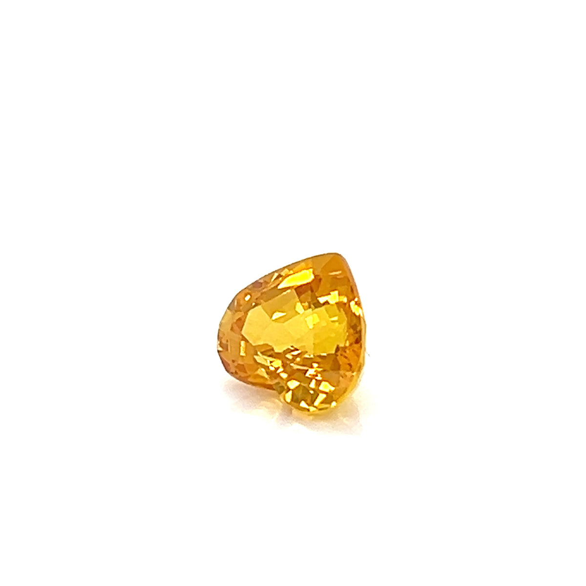 YELLOW SAPPHIRE HEART