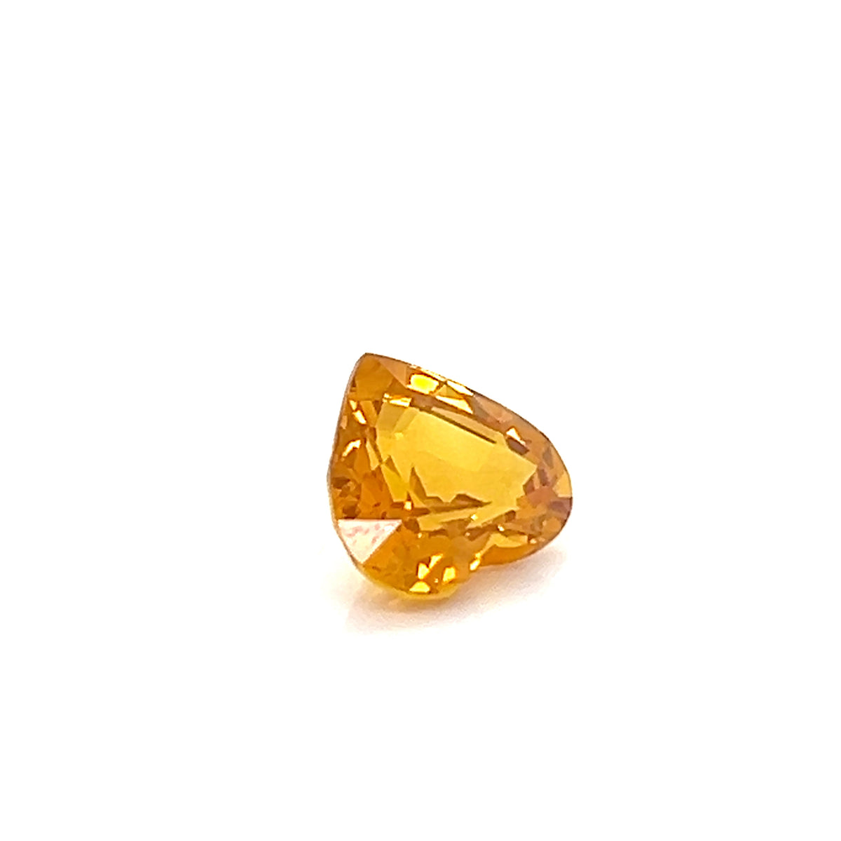 YELLOW SAPPHIRE HEART