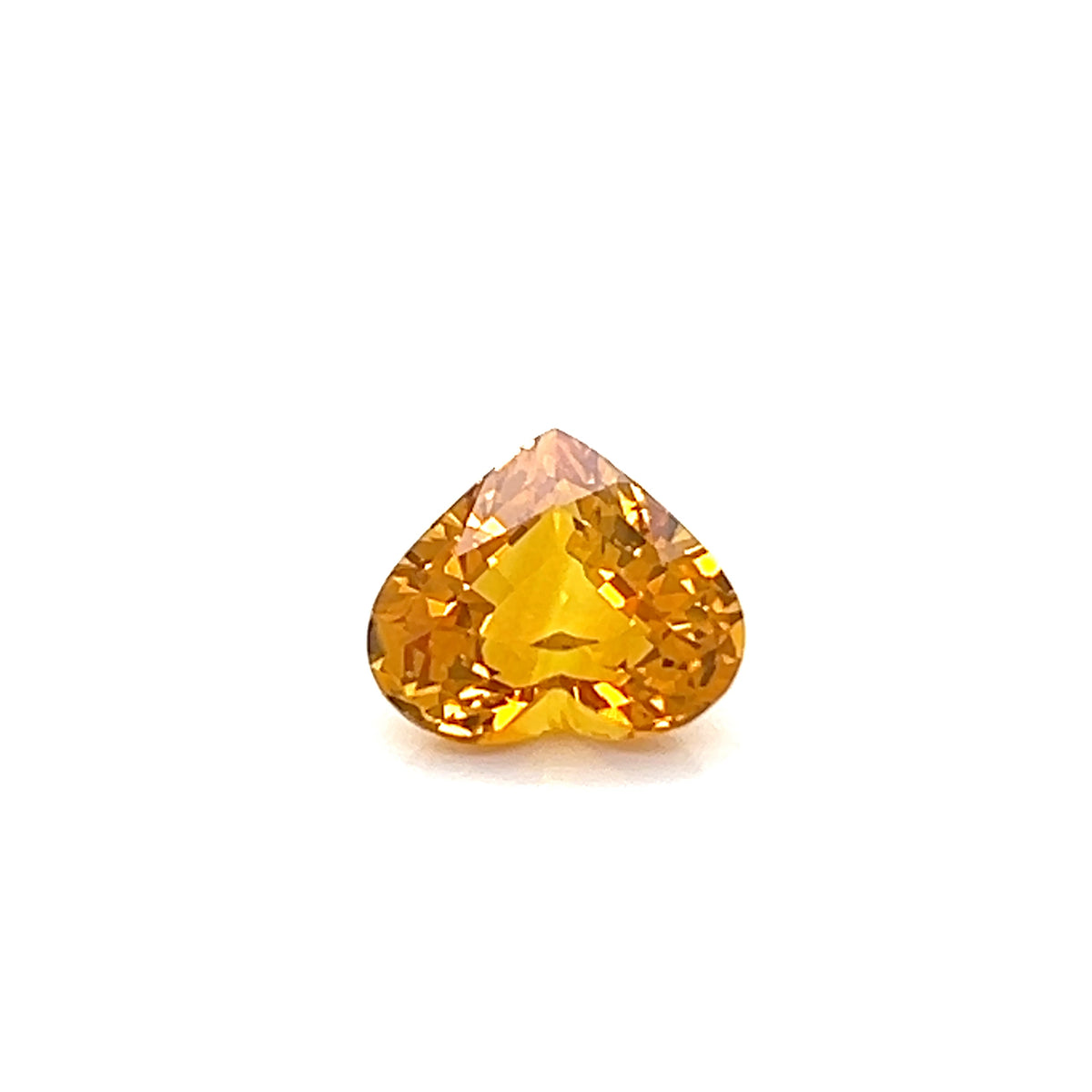 YELLOW SAPPHIRE HEART