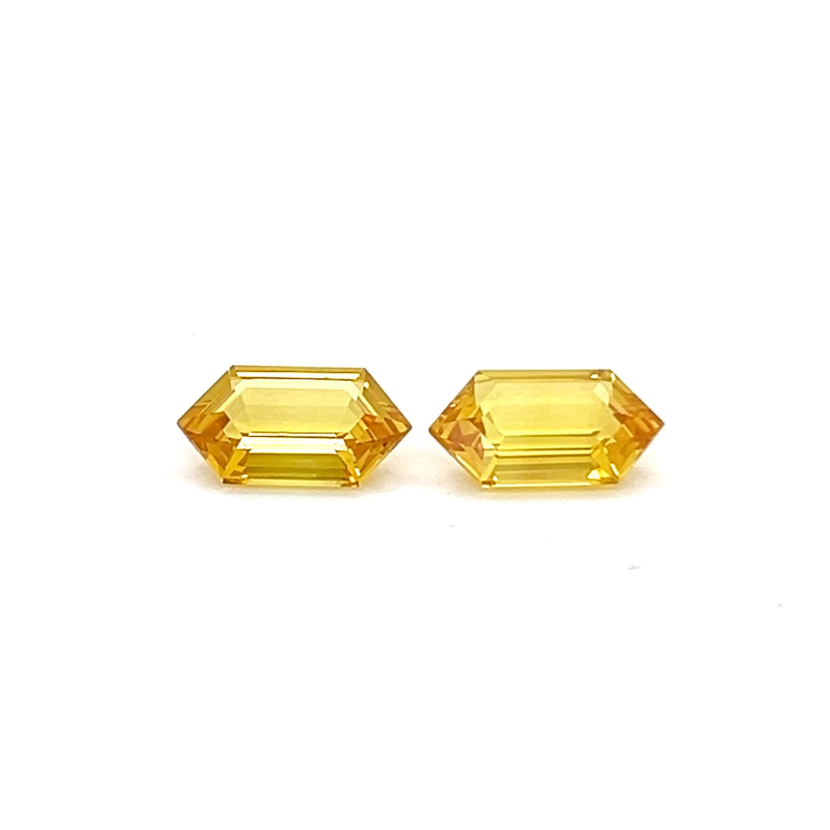 YELLOW SAPPHIRE HEXAGONAL