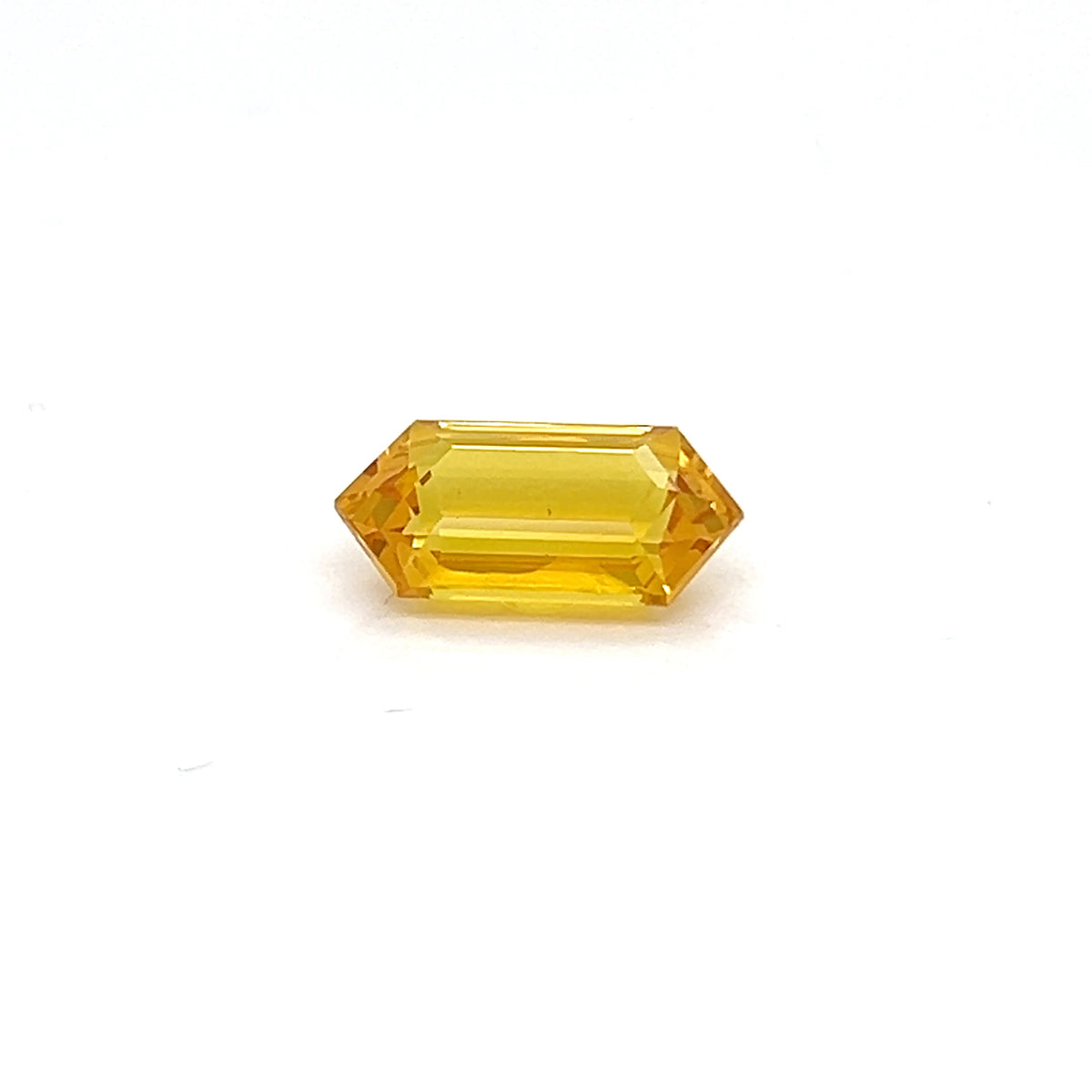 YELLOW SAPPHIRE HEXAGONAL