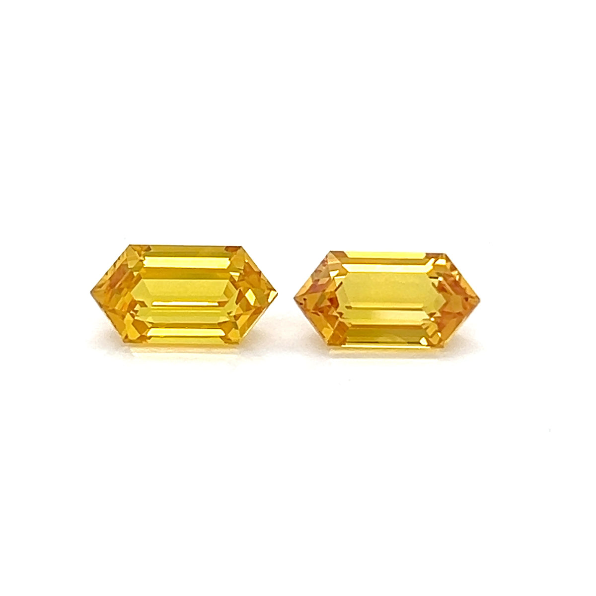 YELLOW SAPPHIRE HEXGAONAL