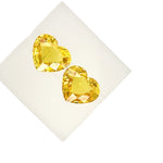 YELLOW SAPPHIRE HEART