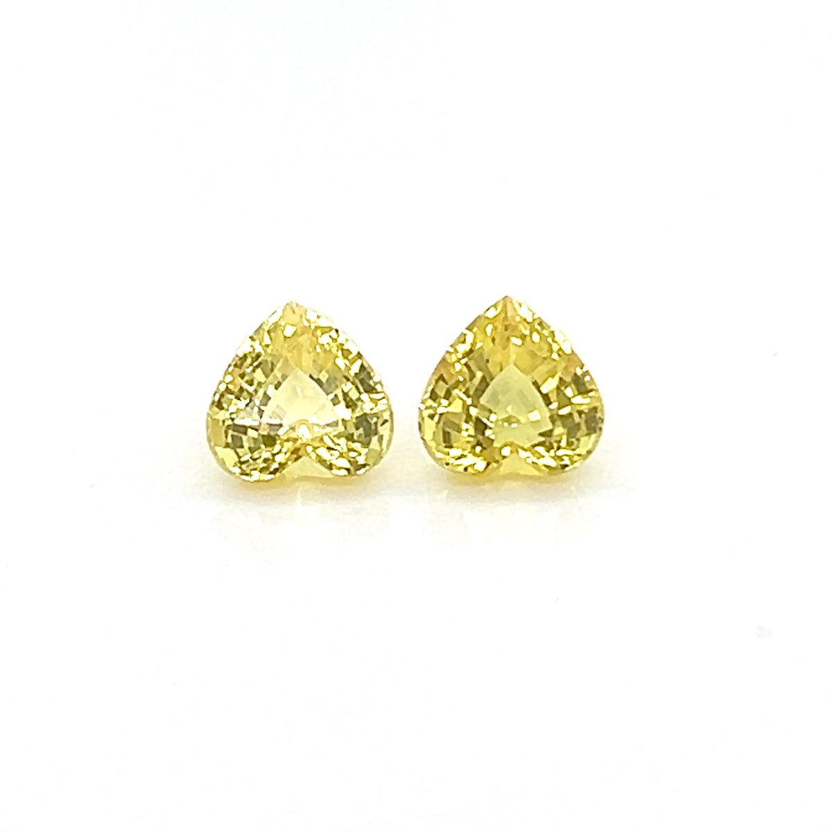 YELLOW SAPPHIRE HEART SHAPE