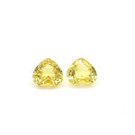 YELLOW SAPPHIRE HEART SHAPE