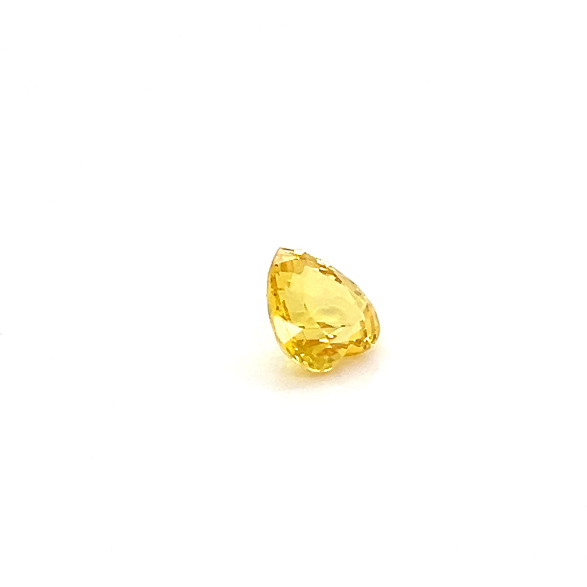 YELLOW SAPPHIRE HEART