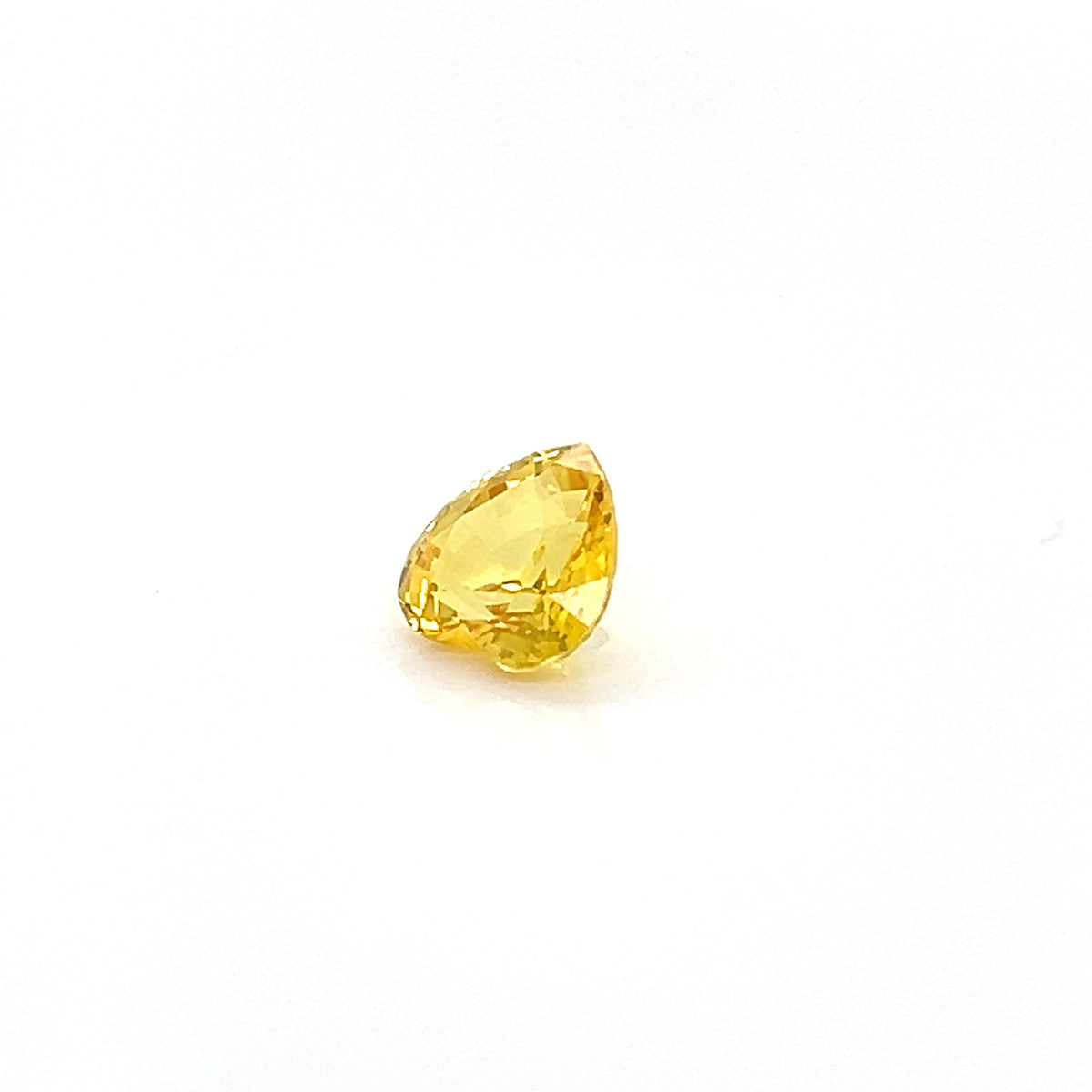YELLOW SAPPHIRE HEART