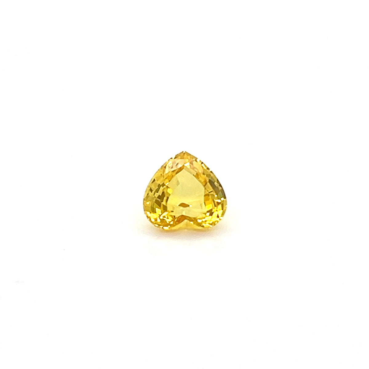 YELLOW SAPPHIRE HEART