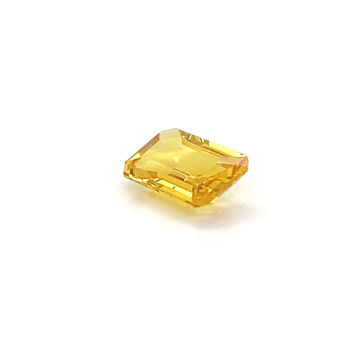 YELLOW SAPPHIRE EMERALD CUT