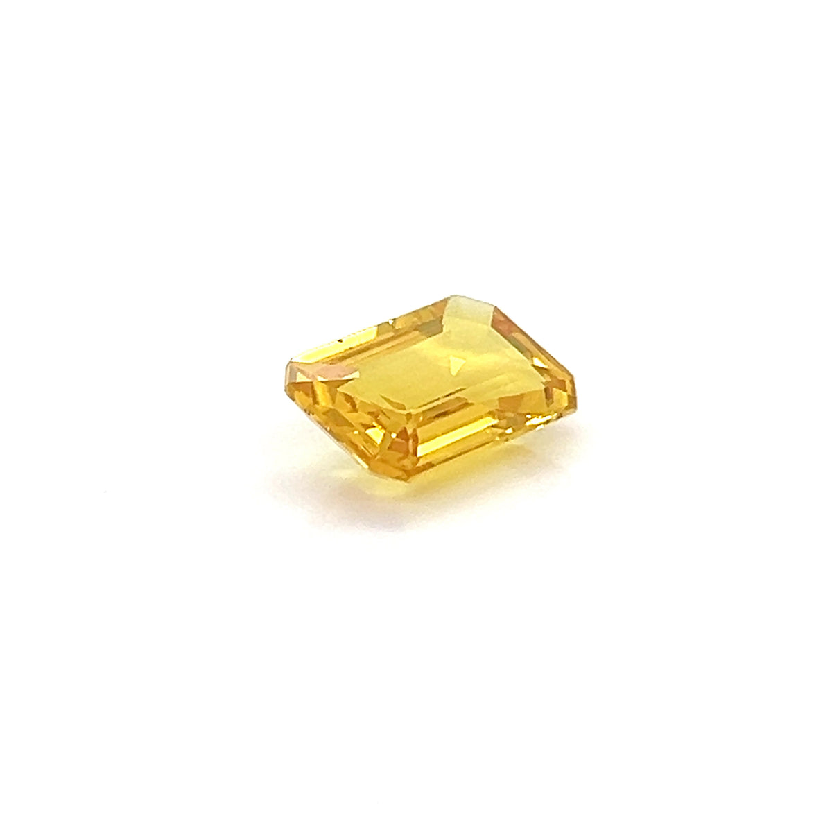 YELLOW SAPPHIRE EMERALD CUT
