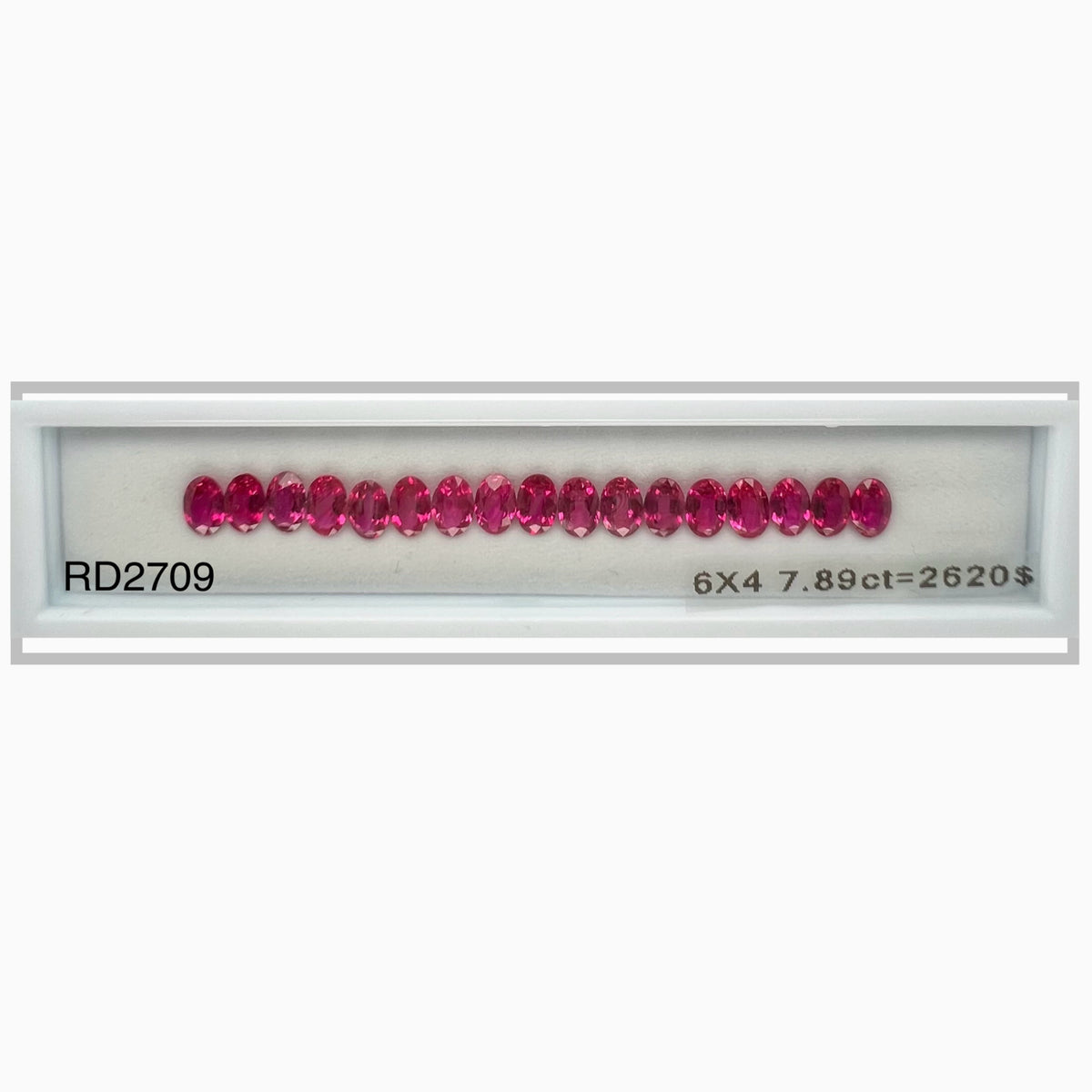 RUBY OVAL 6X4
