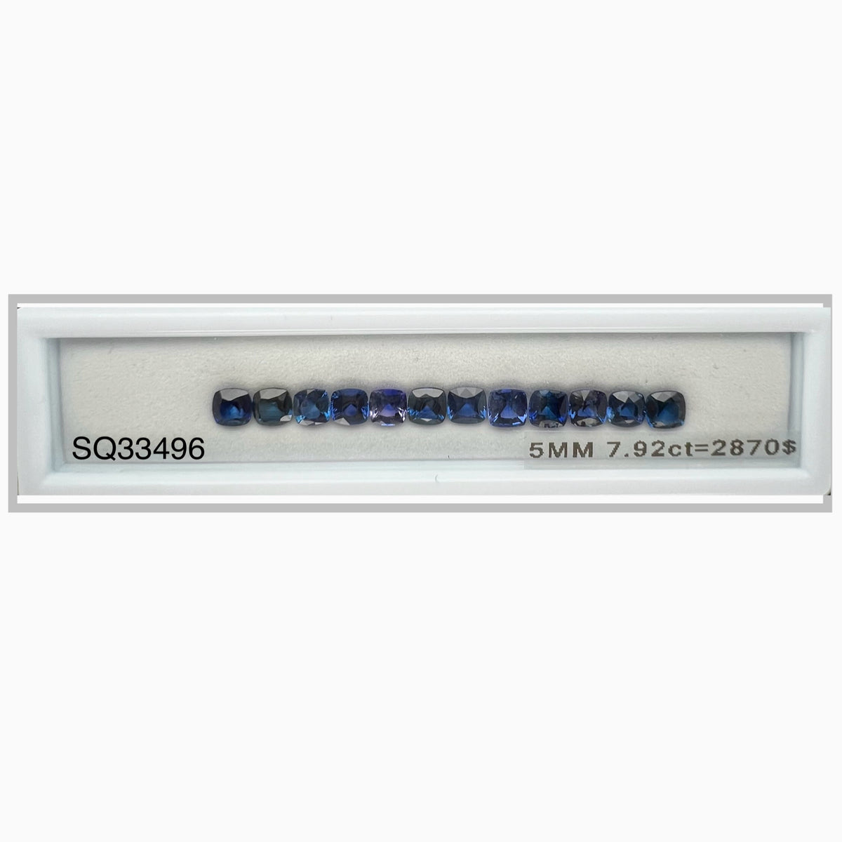 BLUE SAPPHIRE CUSHION 5MM