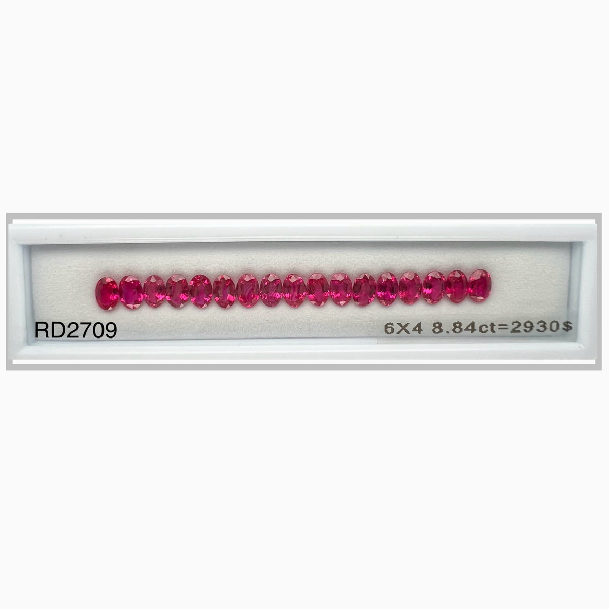 RUBY OVAL 6X4