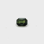 GREEN SAPPHIRE EMERALD CUT