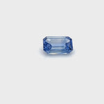 BLUE SAPPHIRE EMERALD CUT