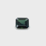 GREEN SAPPHIRE EMERALD CUT