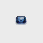 BLUE SAPPHIRE EMERALD CUT