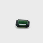 GREEN SAPPHIRE EMERALD CUT